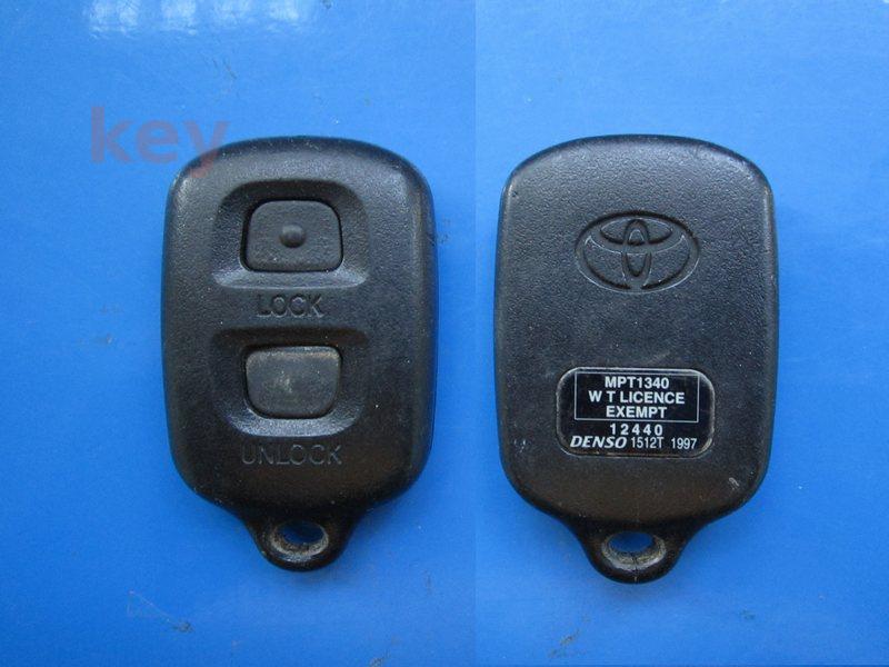 Cheie cu telecomanda Toyota 2 butoane MPT 1340 modul alarma SH