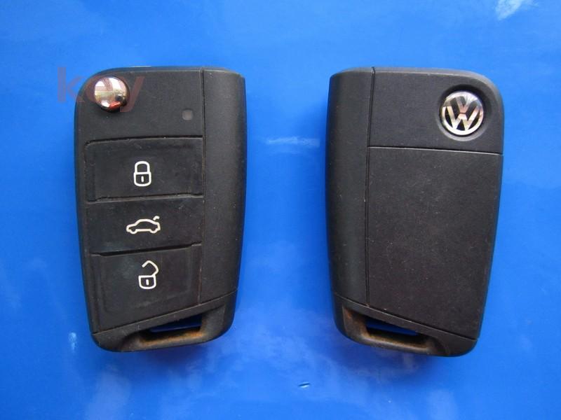 Cheie cu telecomanda VW 3b Golf7 5G0959752BA LOCKED 433 SH